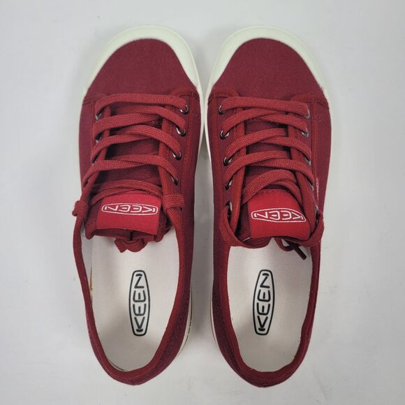 Keen Elsa Women's Red Canvas Lace-Up Sneakers 1025608 US Size 7.5 - Picture 5 of 8